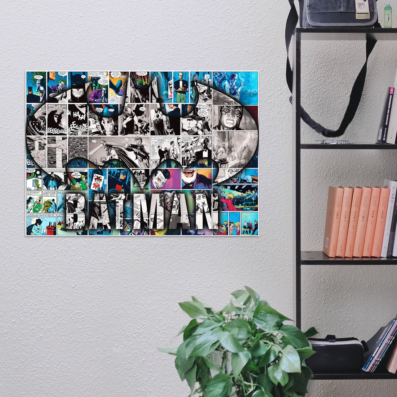 The Batman (Batman Comic Collage) MightyPrint™ Wall Art MP24170984