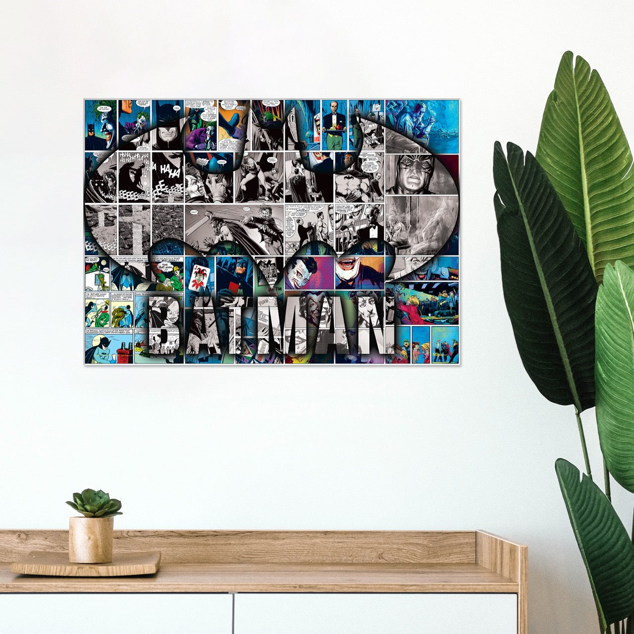 The Batman (Batman Comic Collage) MightyPrint™ Wall Art MP24170984