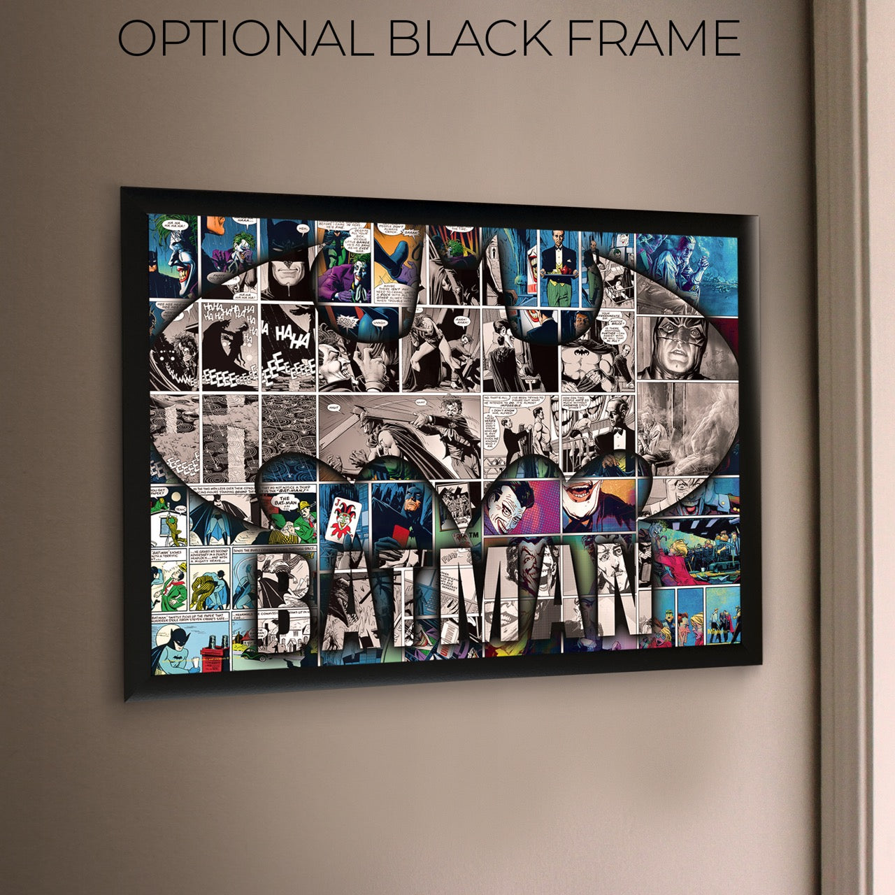 The Batman (Batman Comic Collage) MightyPrint™ Wall Art MP24170984