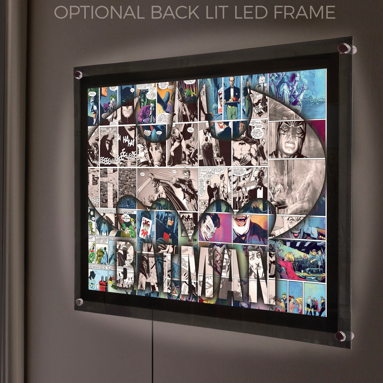 The Batman (Batman Comic Collage) MightyPrint™ Wall Art MP24170984