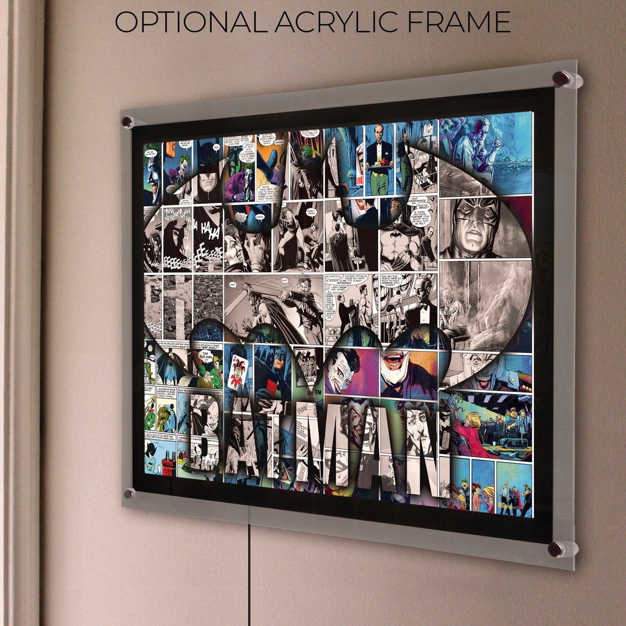 The Batman (Batman Comic Collage) MightyPrint™ Wall Art MP24170984