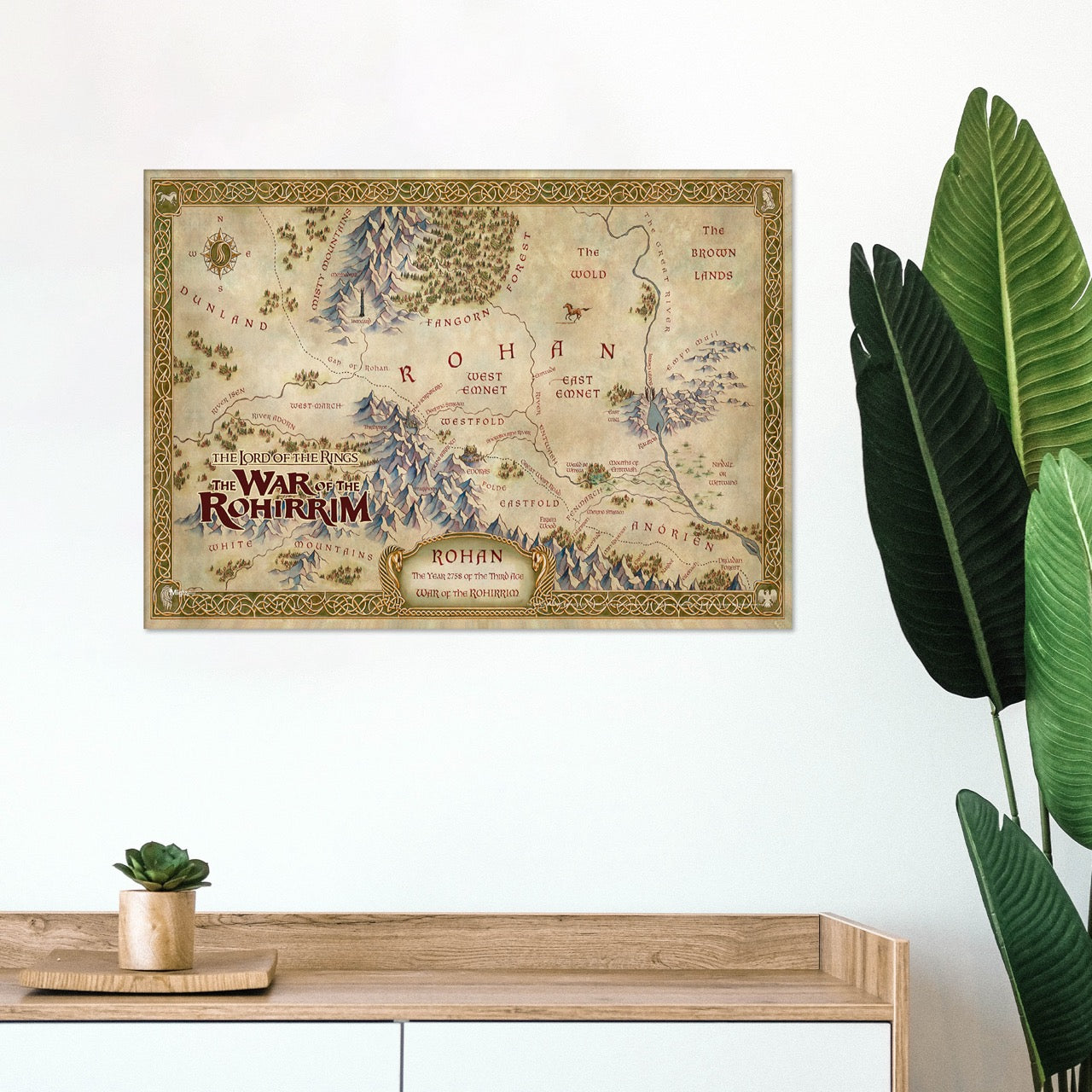 The Lord of the Rings: War of the Rohirrim (Rohan's Map) MightyPrint™ Wall Art MP24171011
