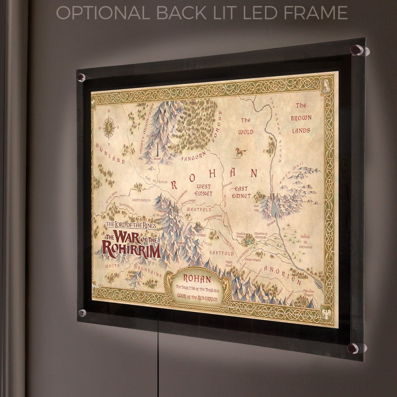 The Lord of the Rings: War of the Rohirrim (Rohan's Map) MightyPrint™ Wall Art MP24171011