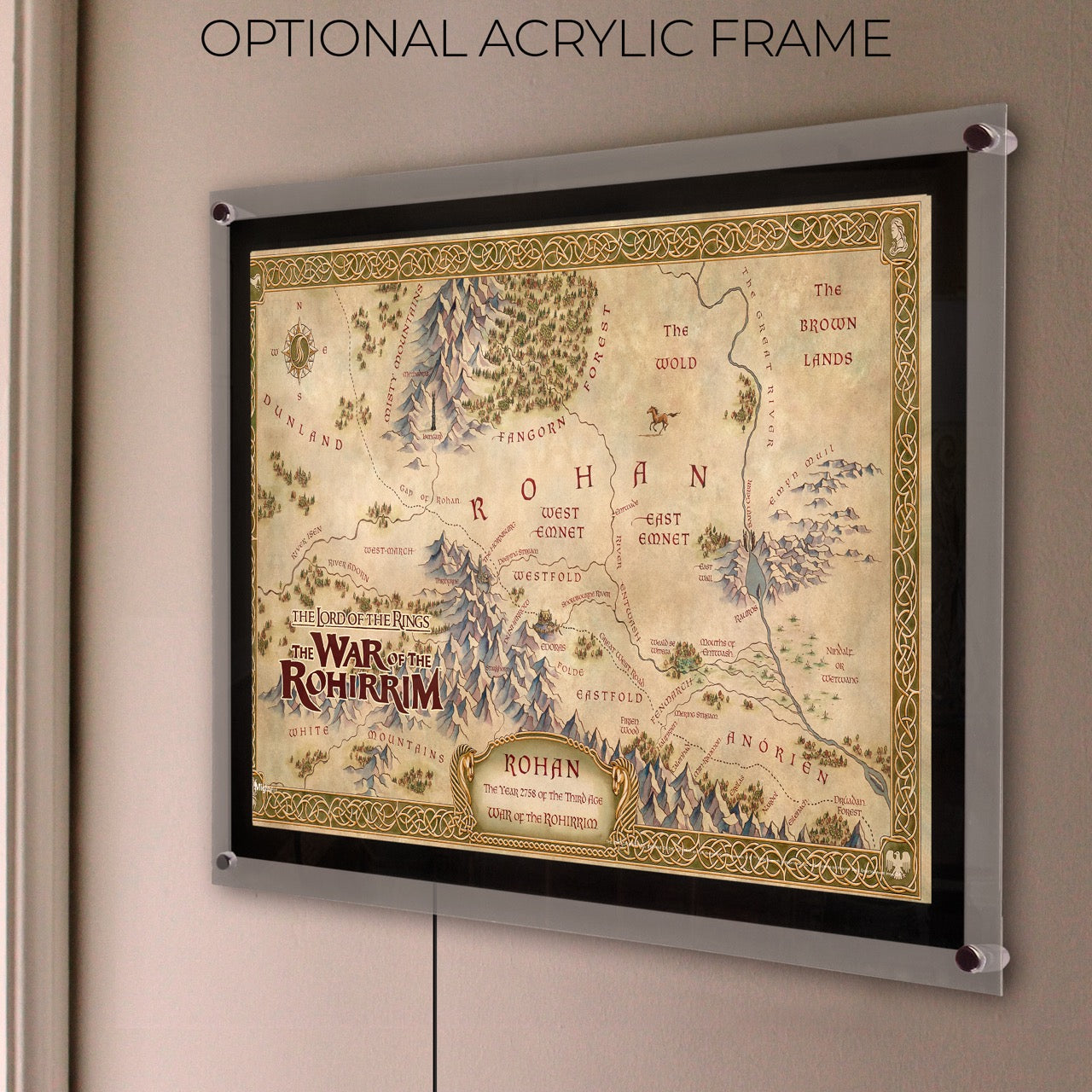 The Lord of the Rings: War of the Rohirrim (Rohan's Map) MightyPrint™ Wall Art MP24171011