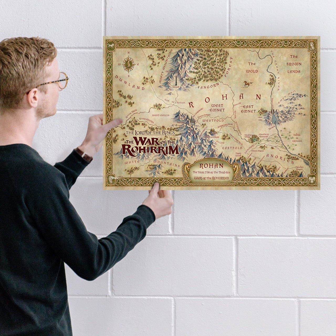 The Lord of the Rings: War of the Rohirrim (Rohan's Map) MightyPrint™ Wall Art MP24171011