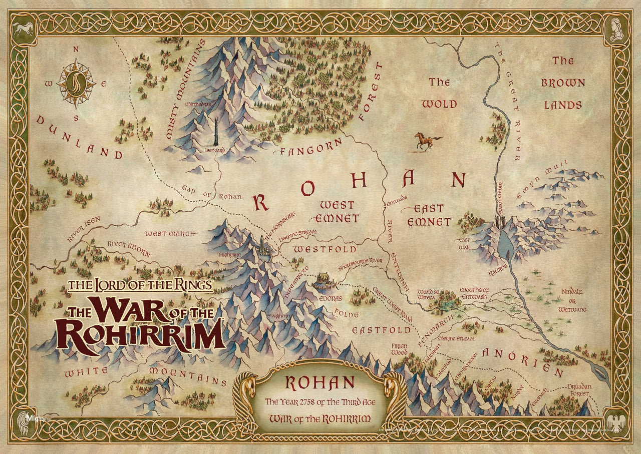 The Lord of the Rings: War of the Rohirrim (Rohan's Map) MightyPrint™ Wall Art MP24171011