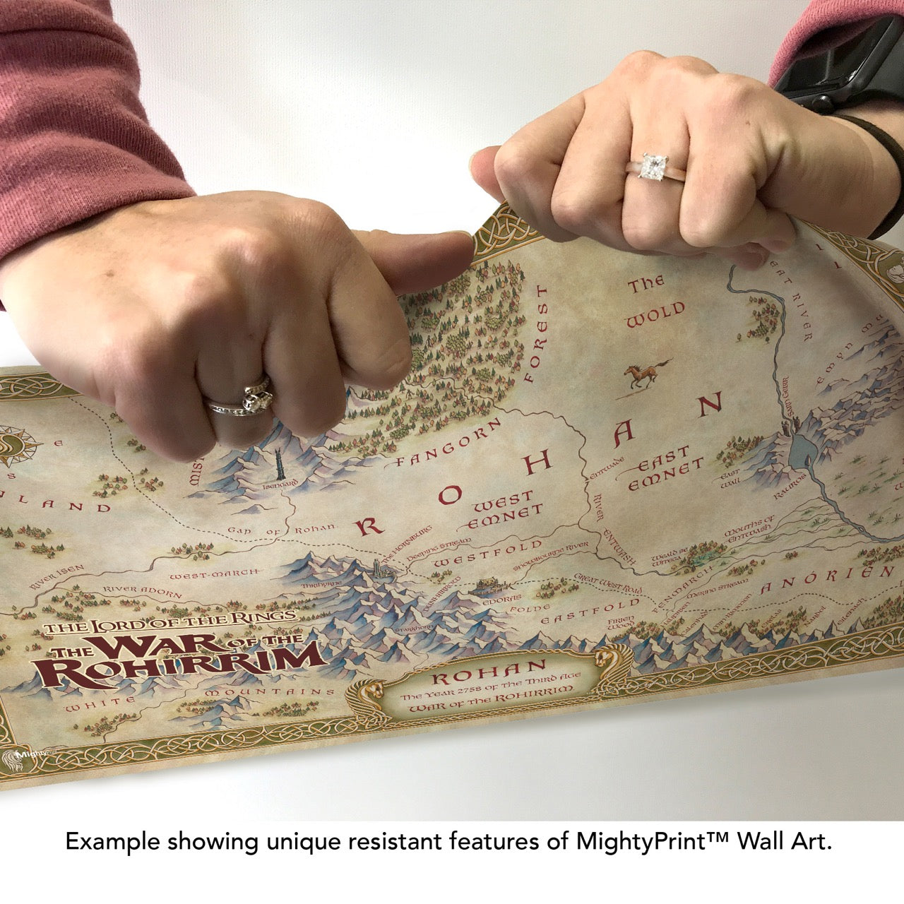 The Lord of the Rings: War of the Rohirrim (Rohan's Map) MightyPrint™ Wall Art MP24171011