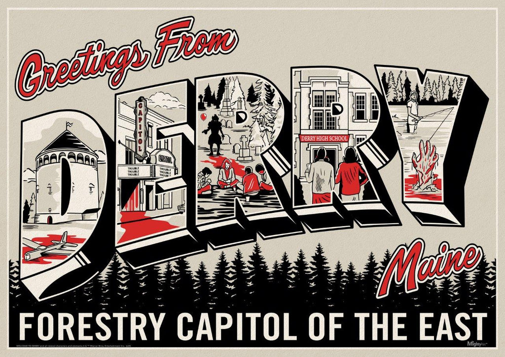 Welcome To Derry (Forestry Poster) MightyPrint Wall Art MP24171046
