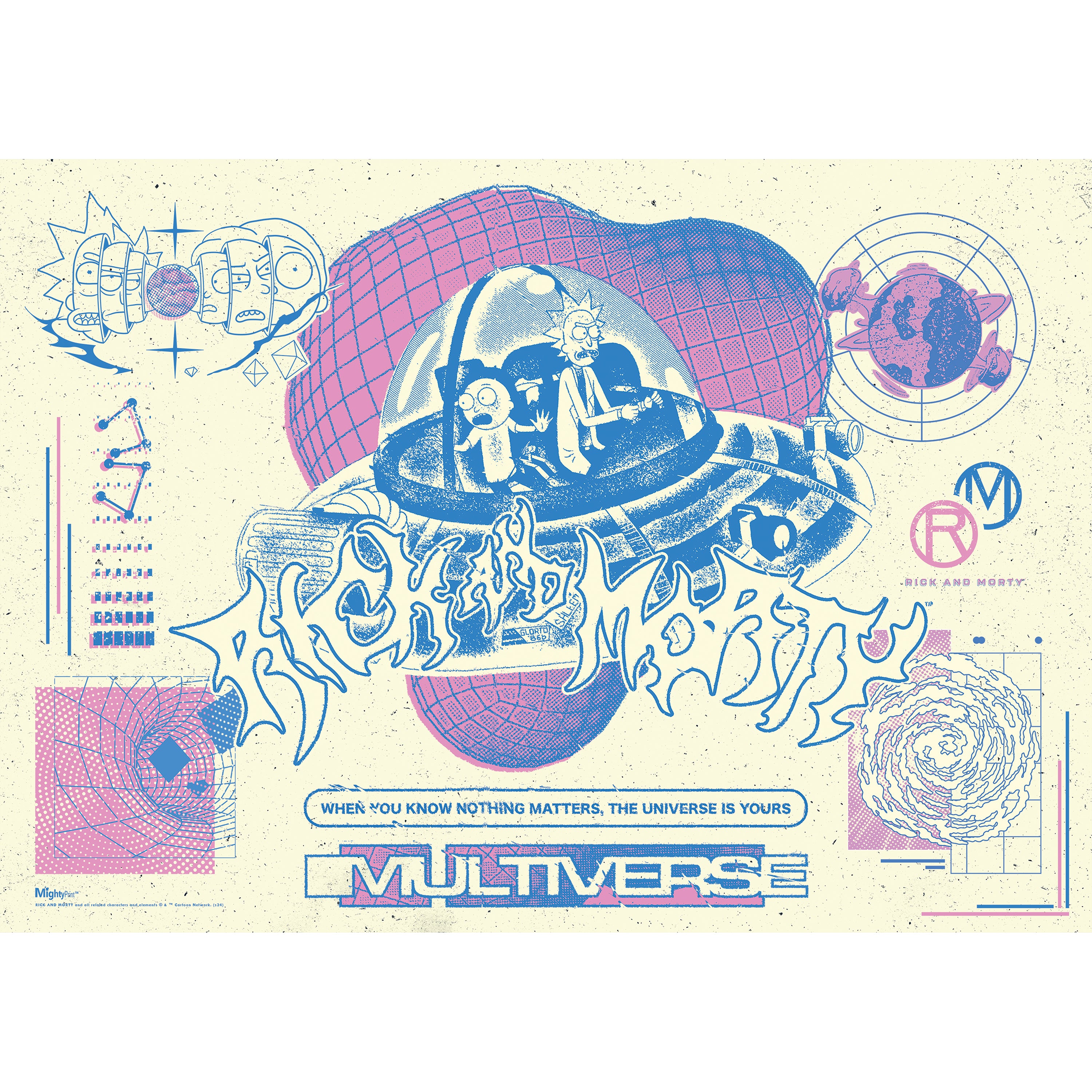 Rick and Morty (Multiverse) MightyPrint™ Wall Art MP24171070