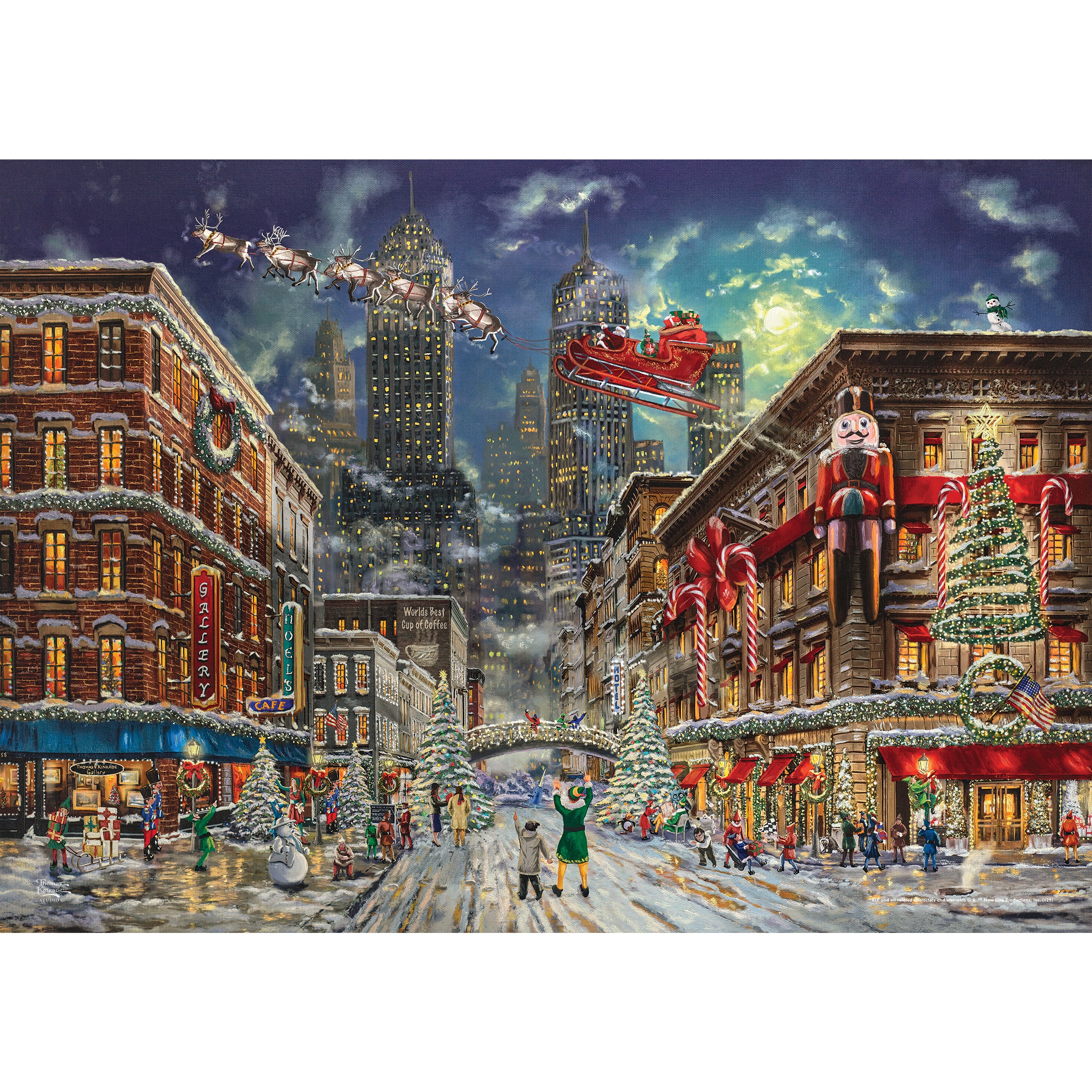 Elf Thomas Kinkade Studios (Buddy’s New York Christmas) MightyPrint™ Wall Art MP24171071