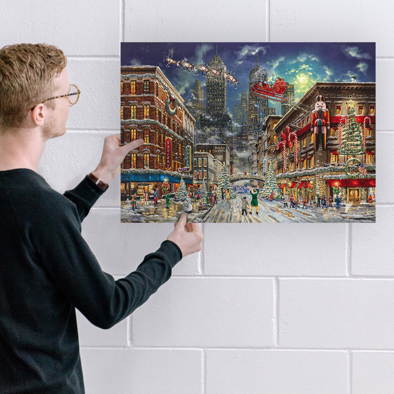 Elf Thomas Kinkade Studios (Buddy’s New York Christmas) MightyPrint™ Wall Art MP24171071