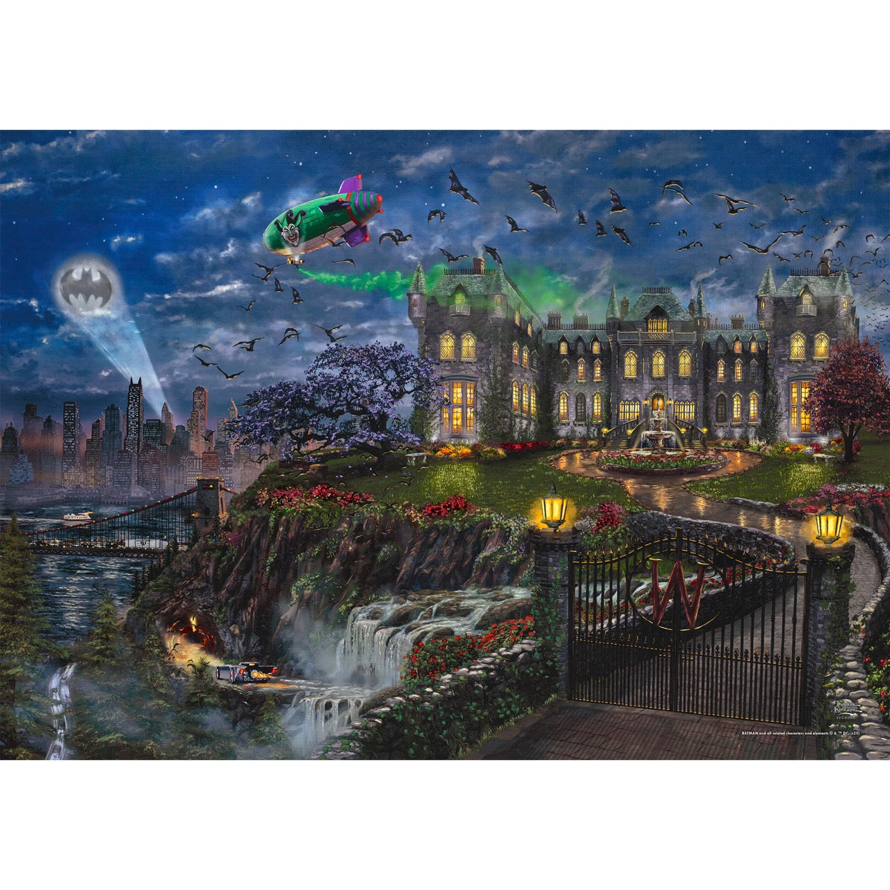 Batman Thomas Kinkade Studios (Wayne Manor) MightyPrint™ Wall Art MP24171074