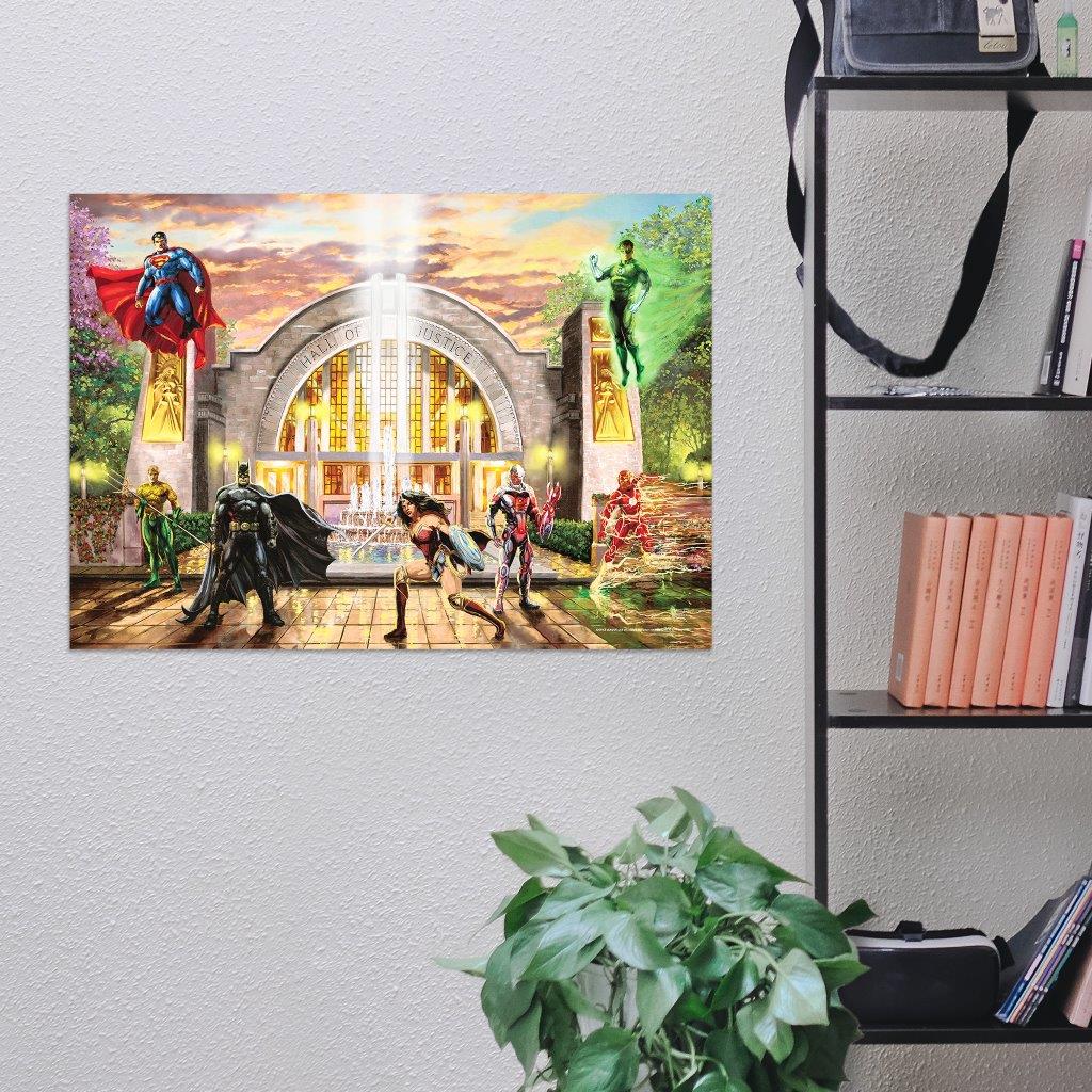 Justice League Thomas Kinkade Studios (Hall of Justice) MightyPrint™ Wall Art MP24171075
