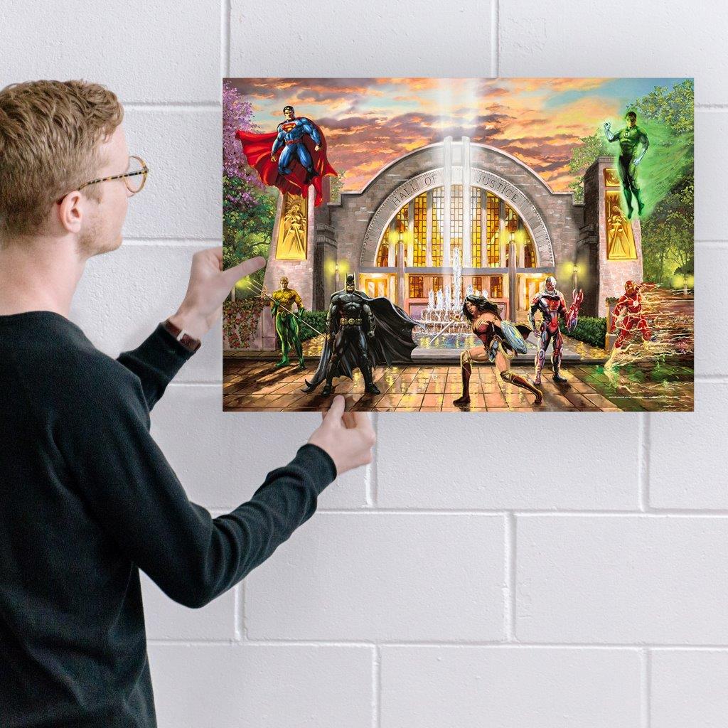 Justice League Thomas Kinkade Studios (Hall of Justice) MightyPrint™ Wall Art MP24171075