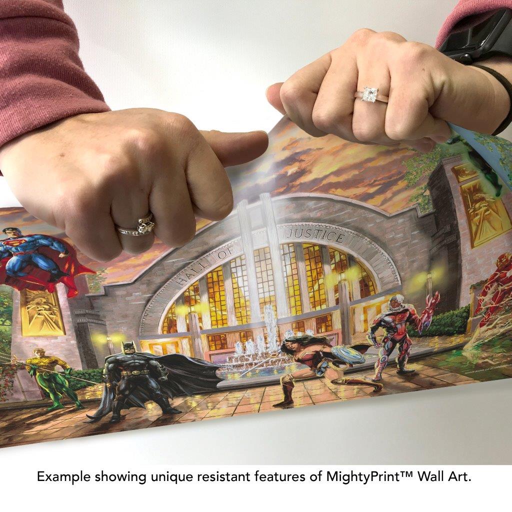 Justice League Thomas Kinkade Studios (Hall of Justice) MightyPrint™ Wall Art MP24171075