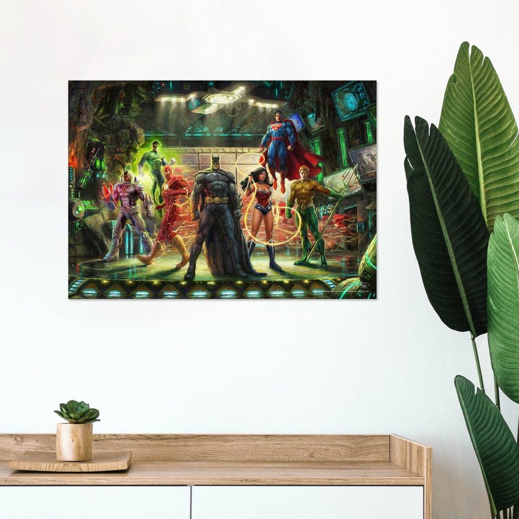Justice League Thomas Kinkade Studios (The Call to Action) MightyPrint™ Wall Art MP24171076