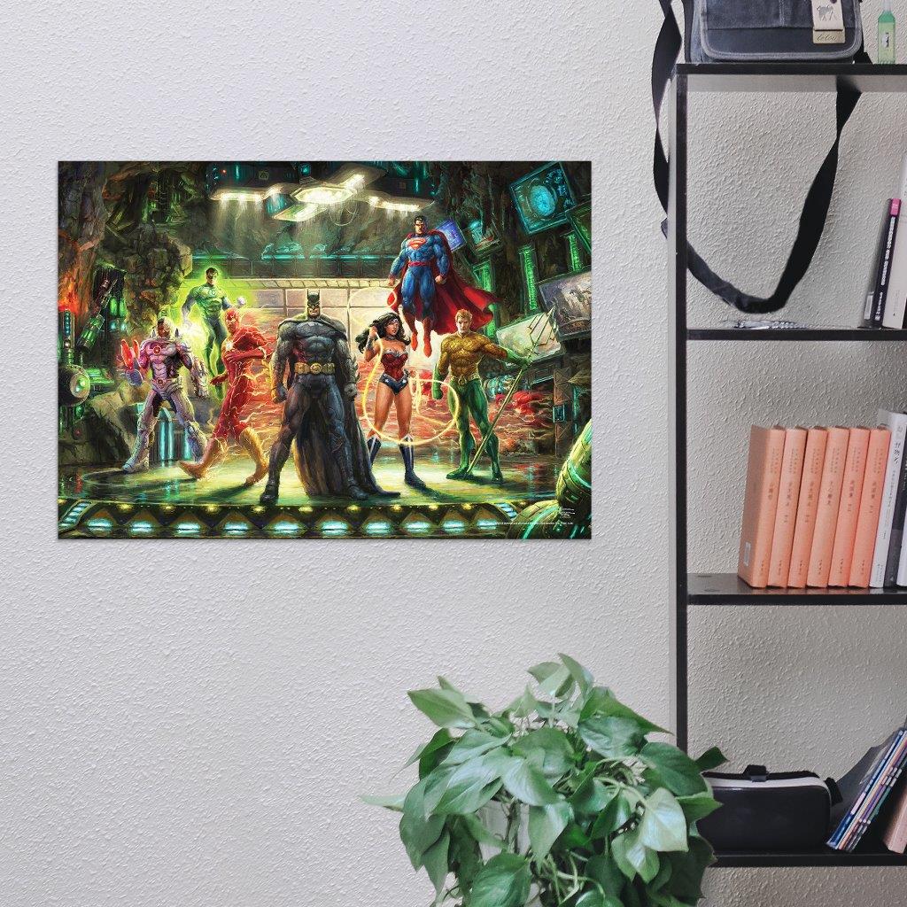 Justice League Thomas Kinkade Studios (The Call to Action) MightyPrint™ Wall Art MP24171076