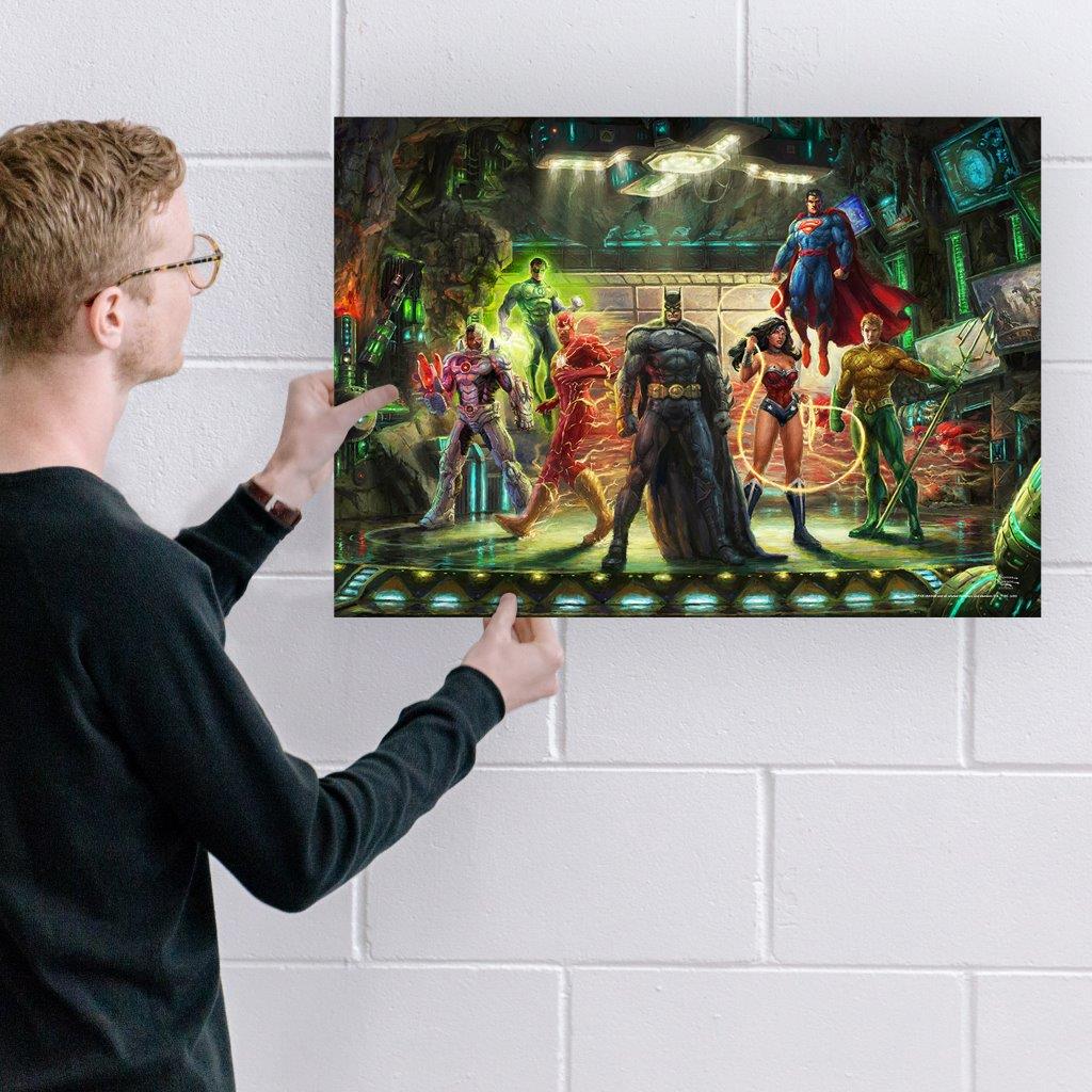 Justice League Thomas Kinkade Studios (The Call to Action) MightyPrint™ Wall Art MP24171076