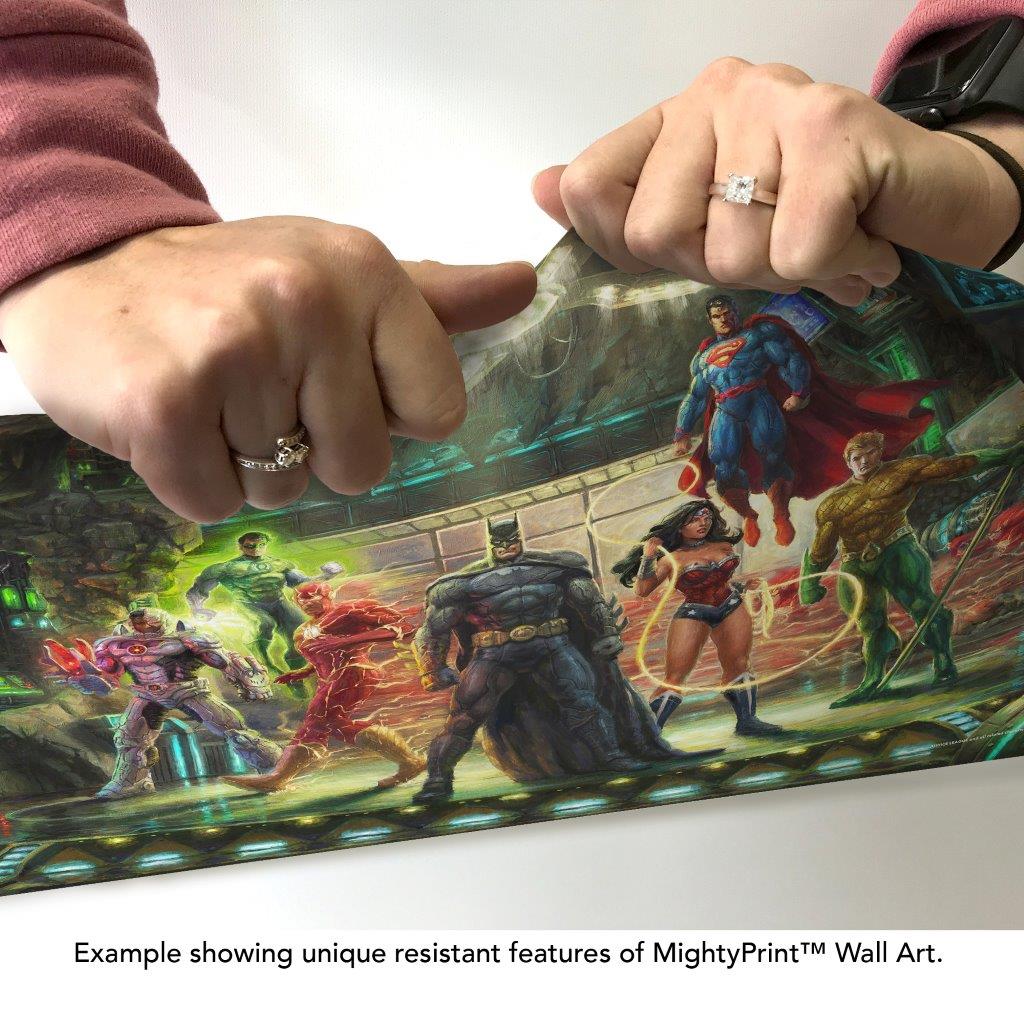 Justice League Thomas Kinkade Studios (The Call to Action) MightyPrint™ Wall Art MP24171076