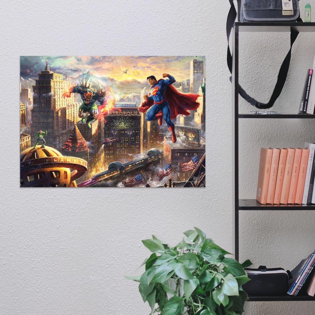 Superman Thomas Kinkade Studios (Man of Steel) MightyPrint™ Wall Art MP24171078