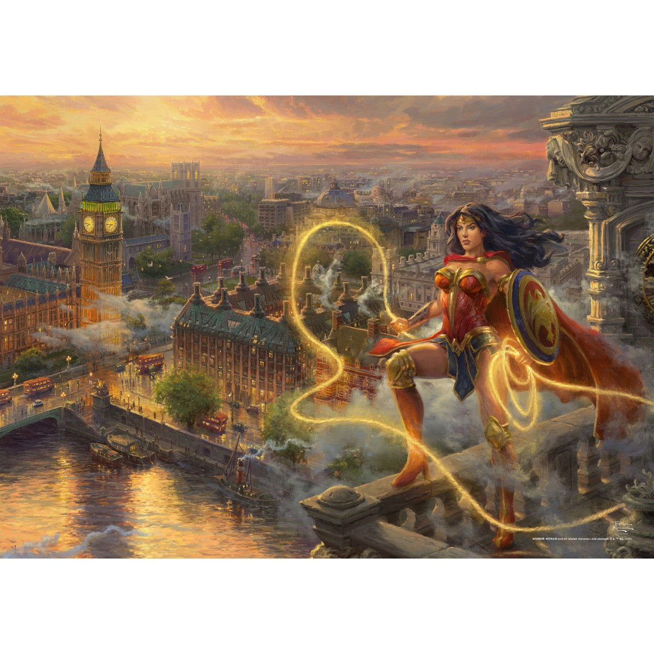 Wonder Woman Thomas Kinkade Studios (Lasso Of Truth) MightyPrint™ Wall Art MP24171080