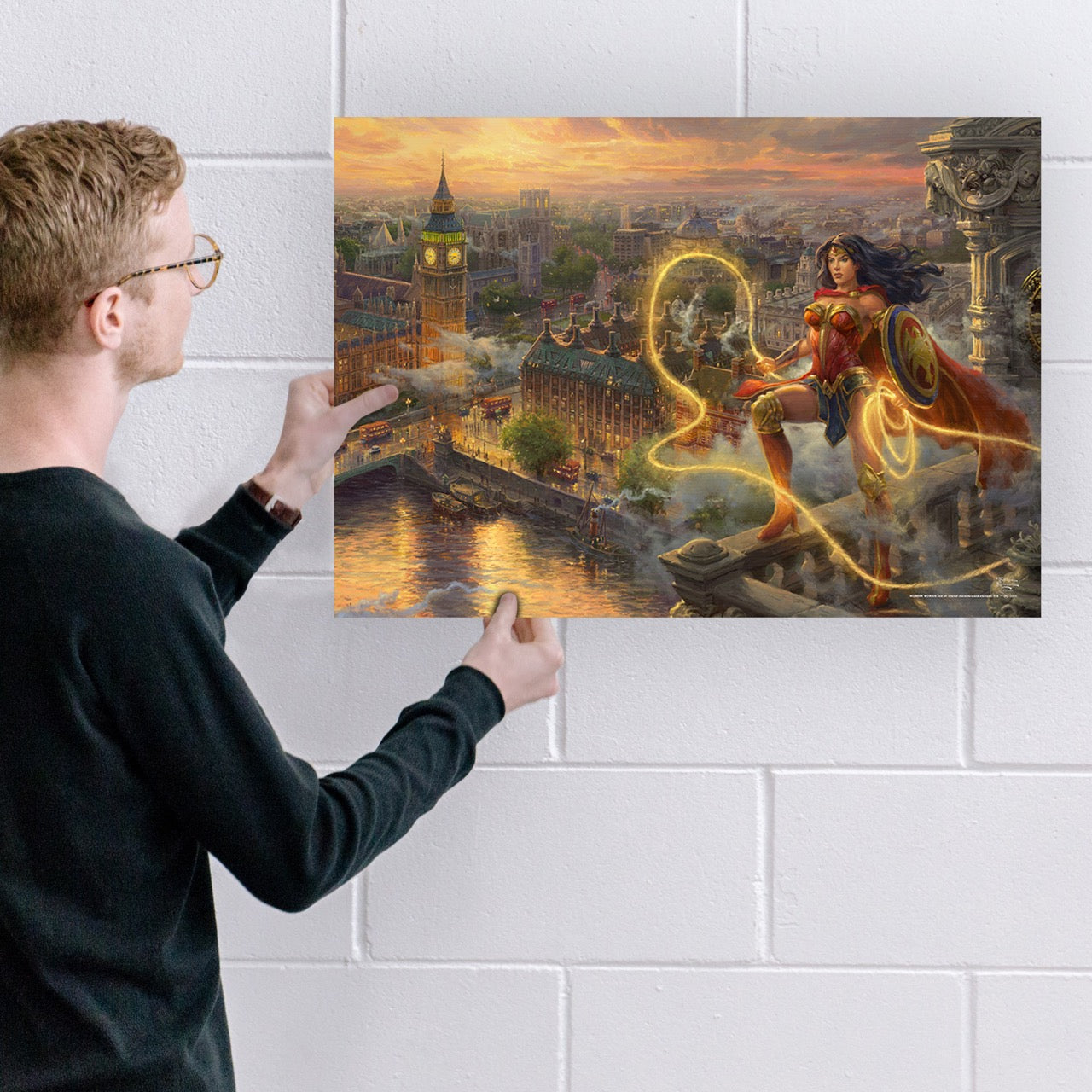 Wonder Woman Thomas Kinkade Studios (Lasso Of Truth) MightyPrint™ Wall Art MP24171080