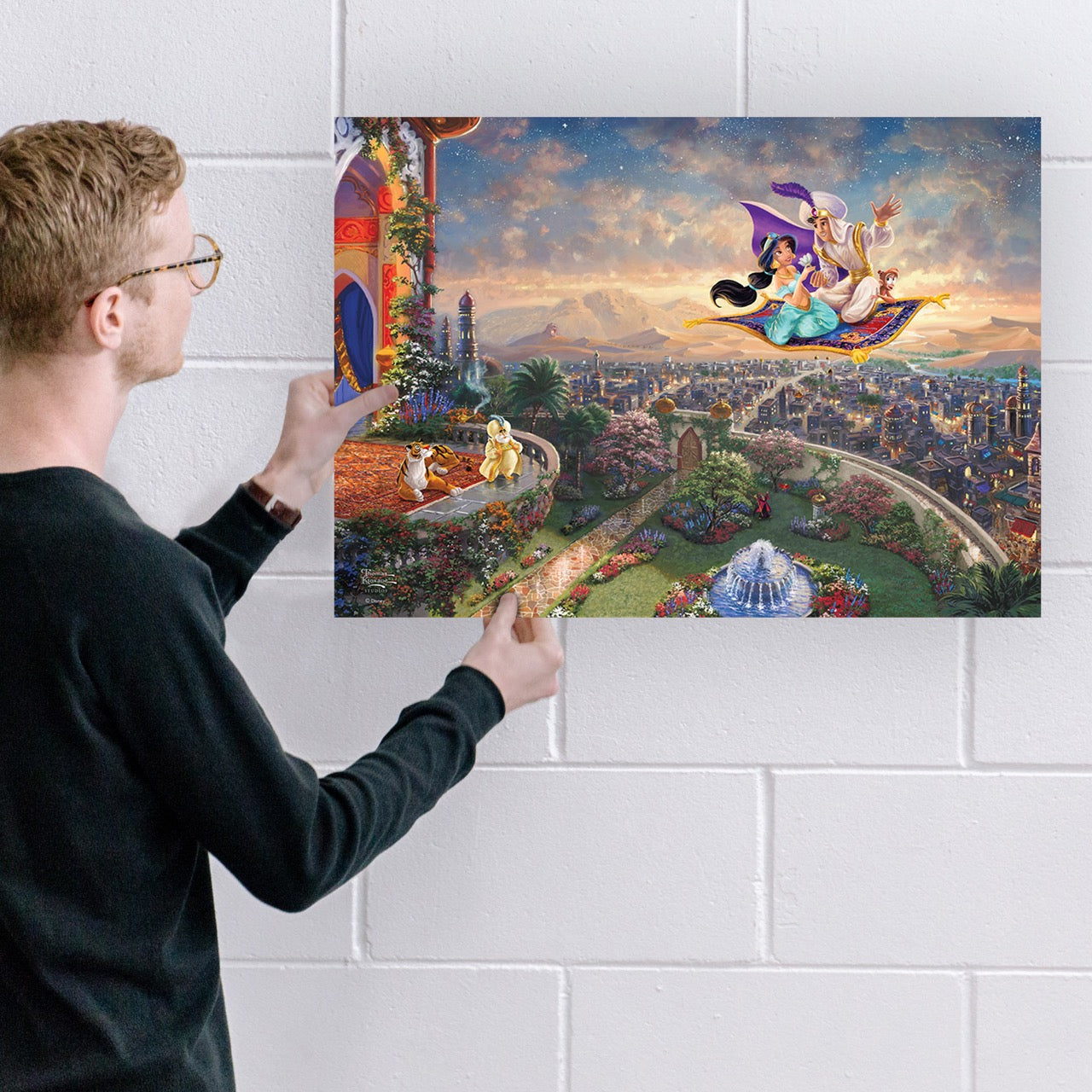 Disney (Jasmine & Aladdin Carpet Ride) MightyPrint™ Wall Art MP24171119