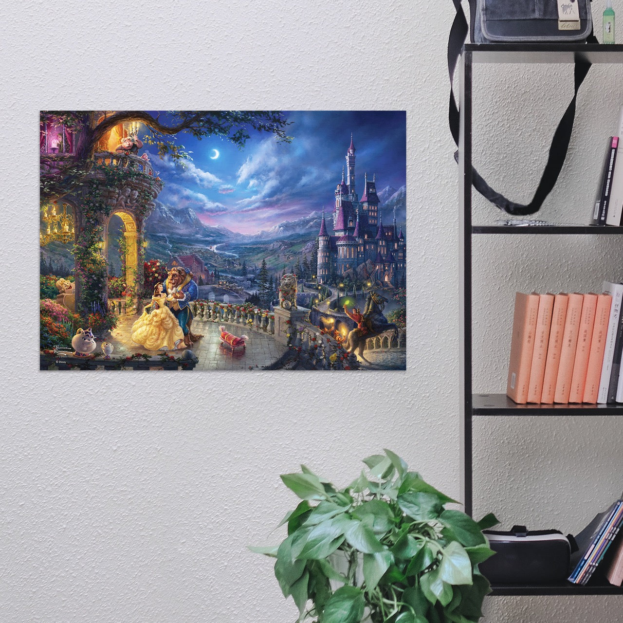 Disney (Beauty and the Beast Dancing in the Moonlight) MightyPrint™ Wall Art MP24171121