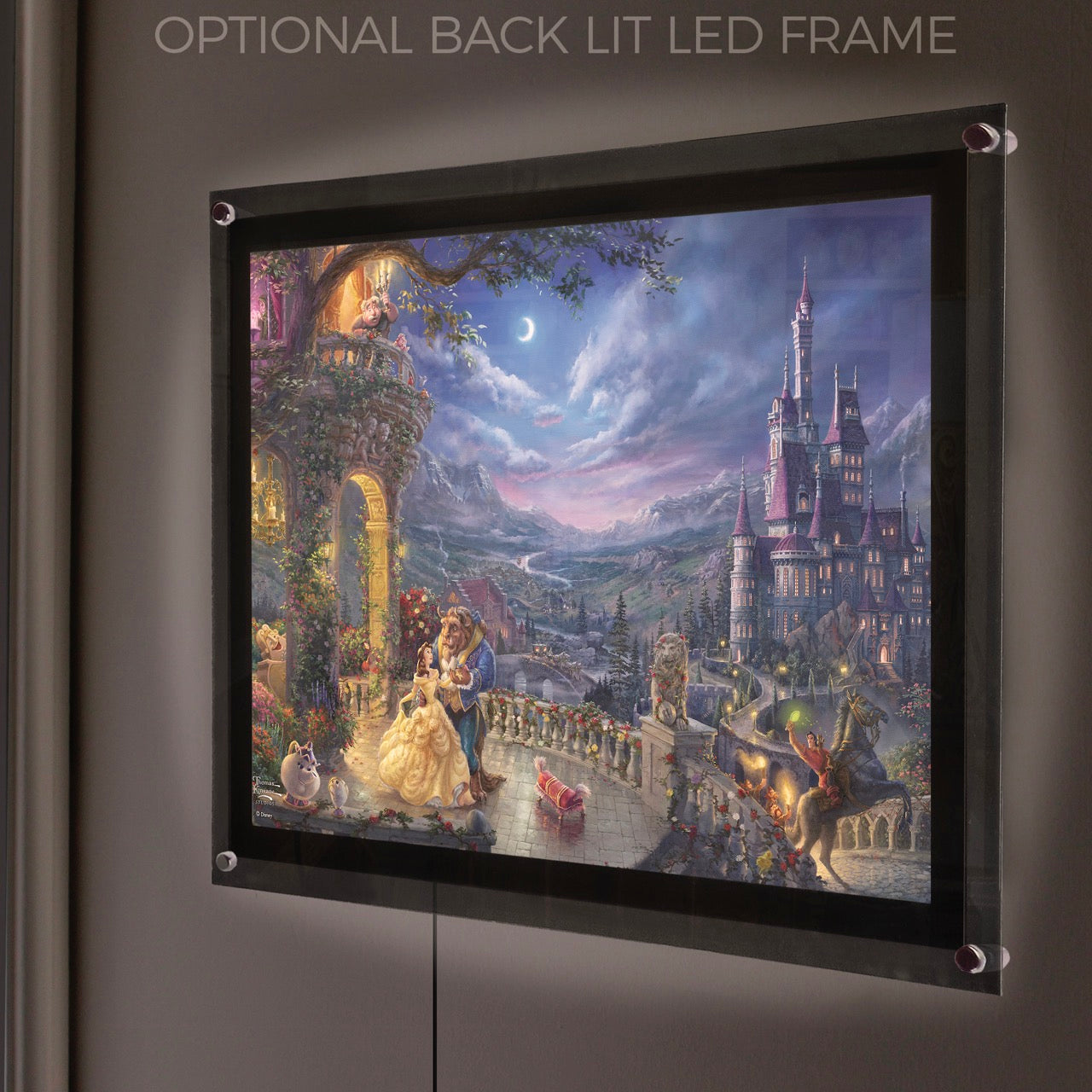 Disney (Beauty and the Beast Dancing in the Moonlight) MightyPrint™ Wall Art MP24171121
