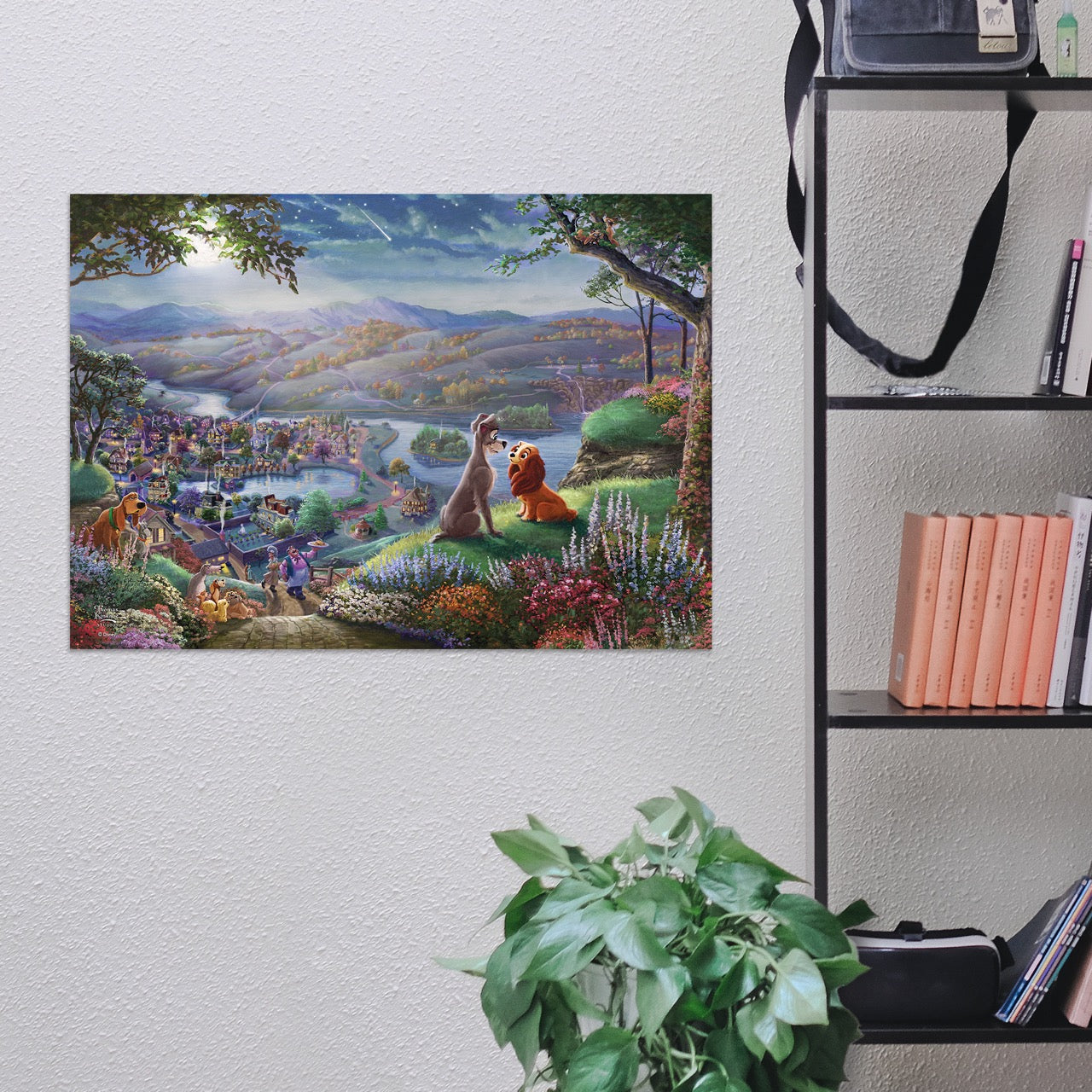 Disney (Lady and the Tramp Falling in Love) MightyPrint™ Wall Art MP24171125