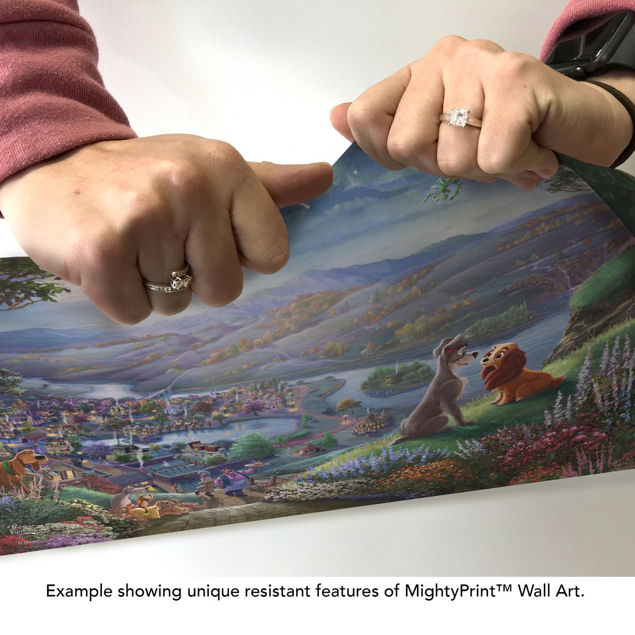 Disney (Lady and the Tramp Falling in Love) MightyPrint™ Wall Art MP24171125