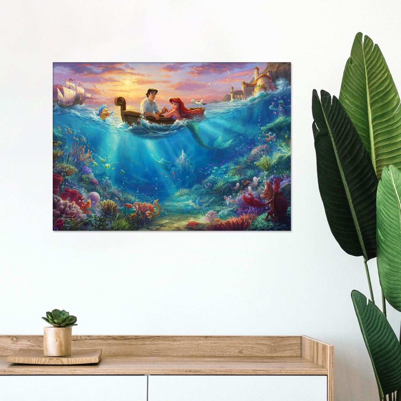 Disney (Little Mermaid Falling in Love) MightyPrint™ Wall Art MP24171127