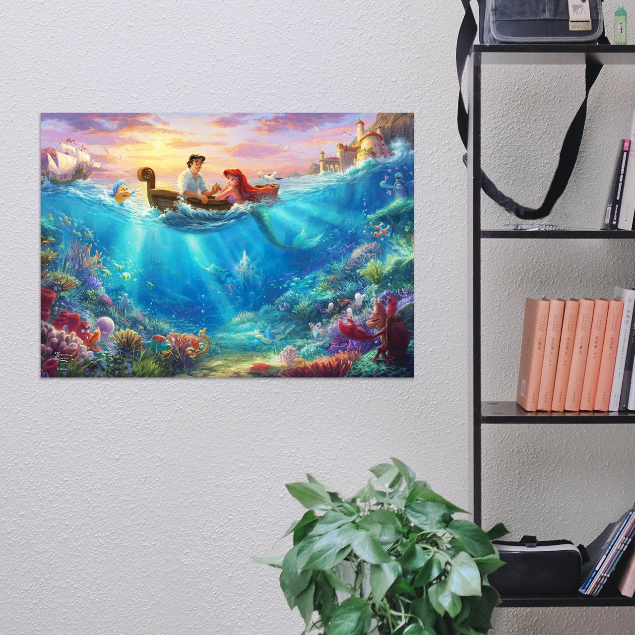 Disney (Little Mermaid Falling in Love) MightyPrint™ Wall Art MP24171127