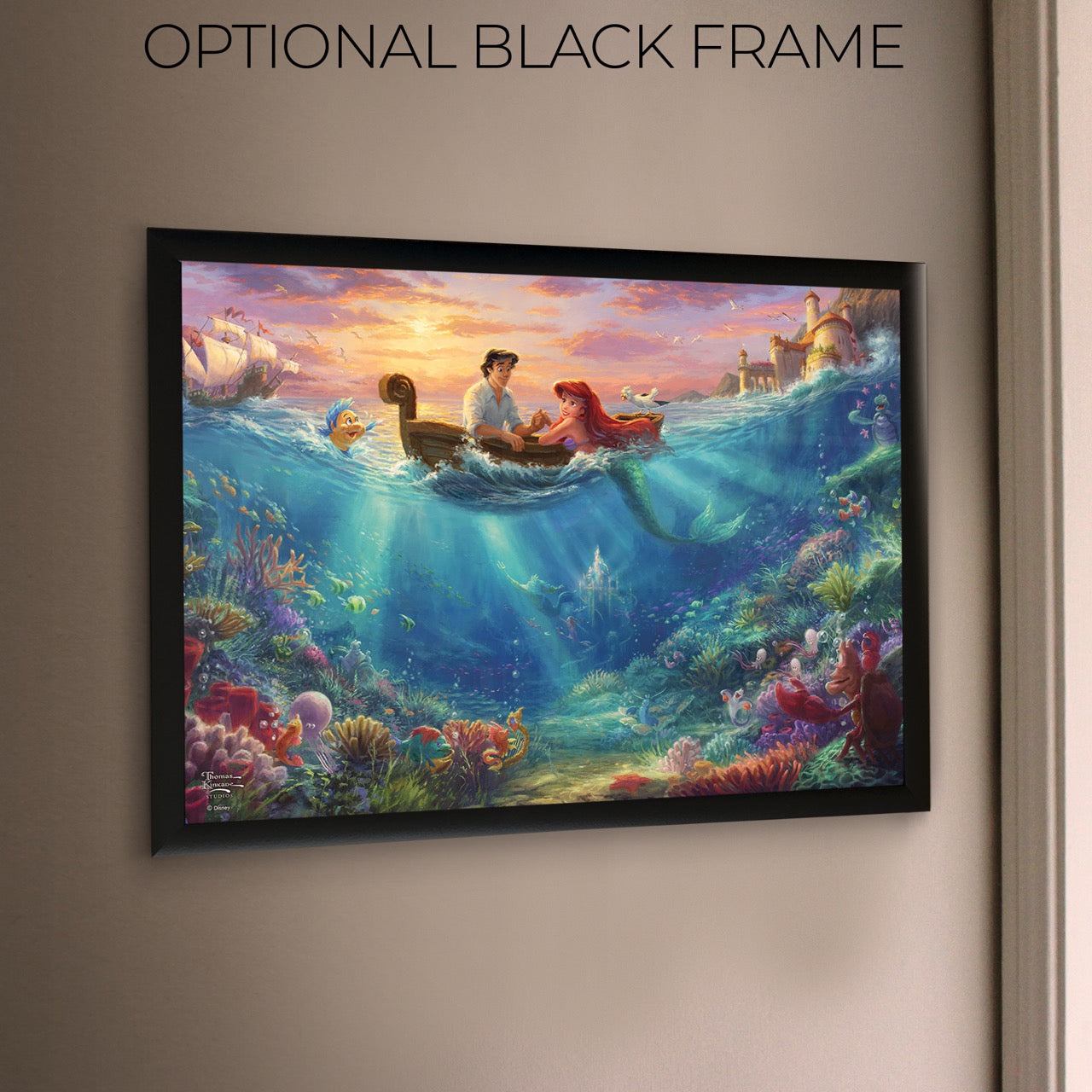 Disney (Little Mermaid Falling in Love) MightyPrint™ Wall Art MP24171127