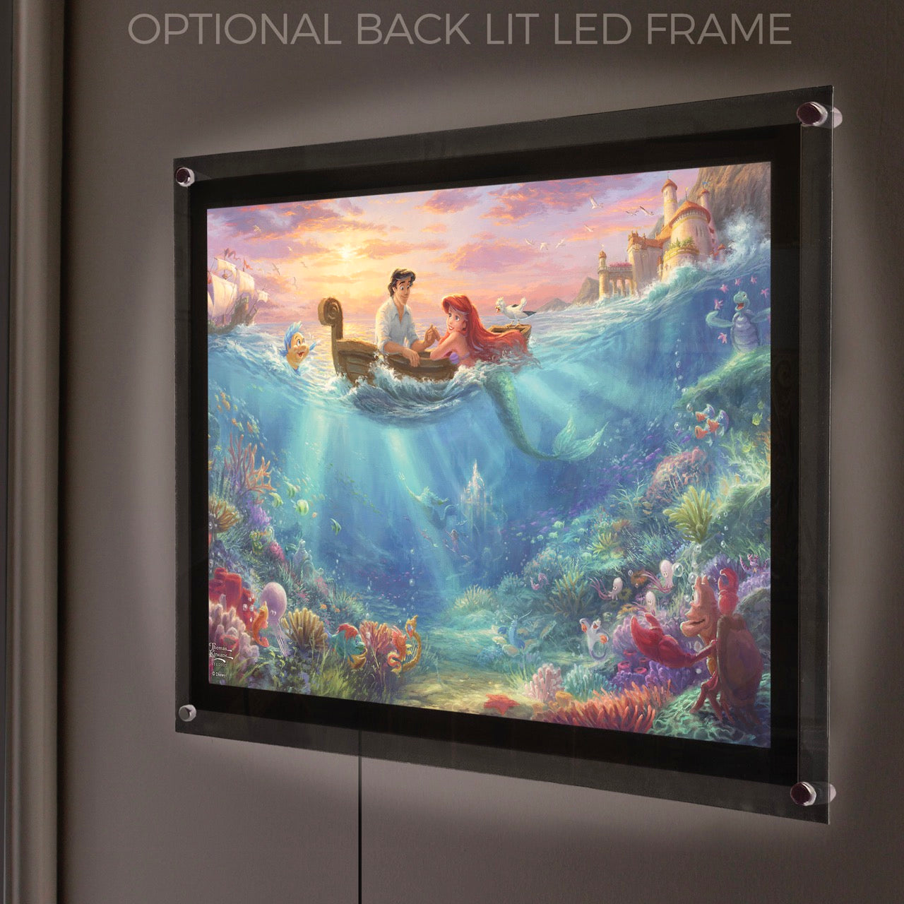 Disney (Little Mermaid Falling in Love) MightyPrint™ Wall Art MP24171127