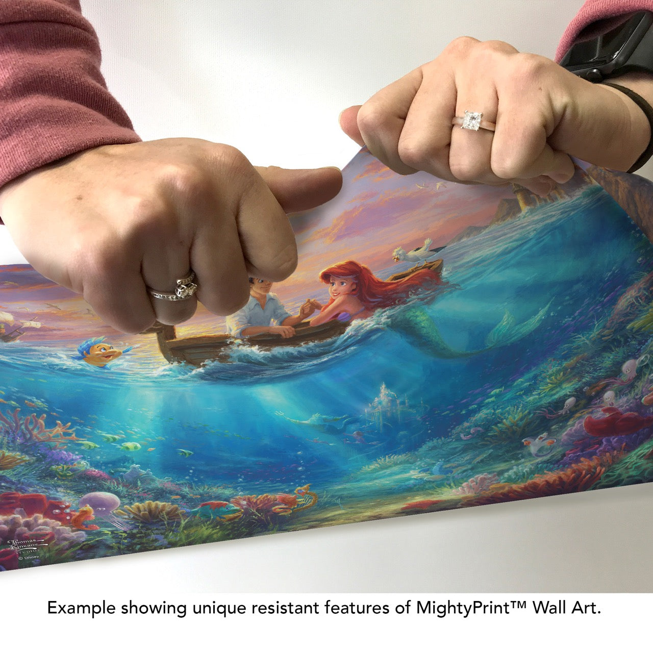 Disney (Little Mermaid Falling in Love) MightyPrint™ Wall Art MP24171127