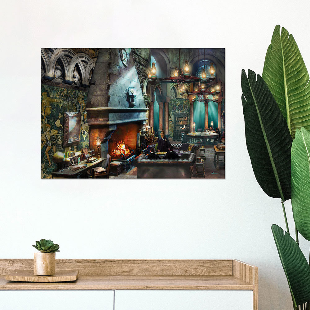 Harry Potter Thomas Kinkade Studios (Slytherin Room) 24 x 17 MightyPrint™ Wall Art MP24171133