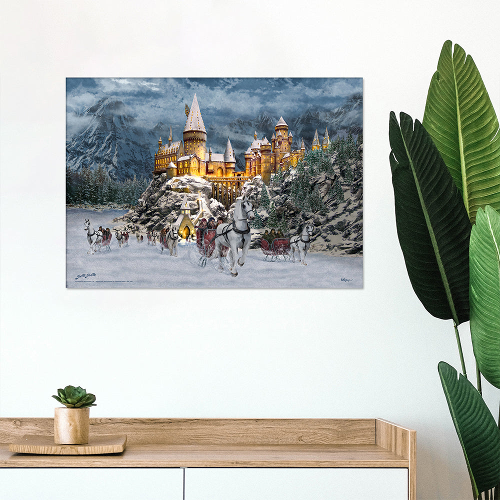 Harry Potter Thomas Kinkade Studios (Hogwarts Castle in Winter by Scott Smith) 24 x 17 MightyPrint™ Wall Art MP24171167