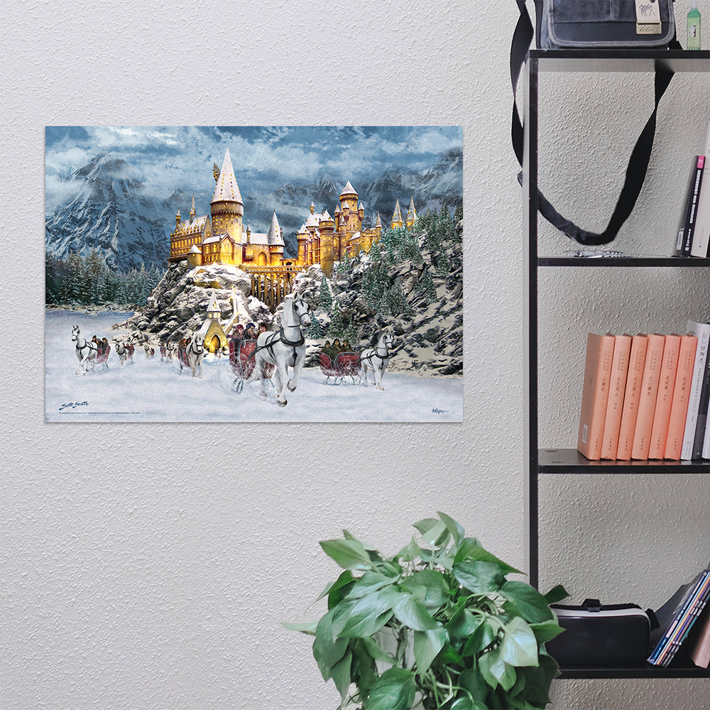 Harry Potter Thomas Kinkade Studios (Hogwarts Castle in Winter by Scott Smith) 24 x 17 MightyPrint™ Wall Art MP24171167