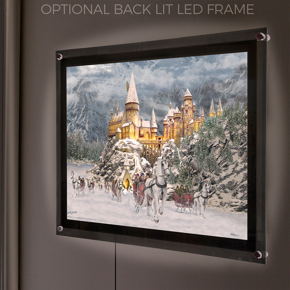 Harry Potter Thomas Kinkade Studios (Hogwarts Castle in Winter by Scott Smith) 24 x 17 MightyPrint™ Wall Art MP24171167