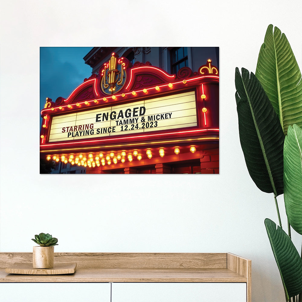 Trend Setters Original (Theater Marquee) Personalized MightyPrint™ Wall Art MP24171169