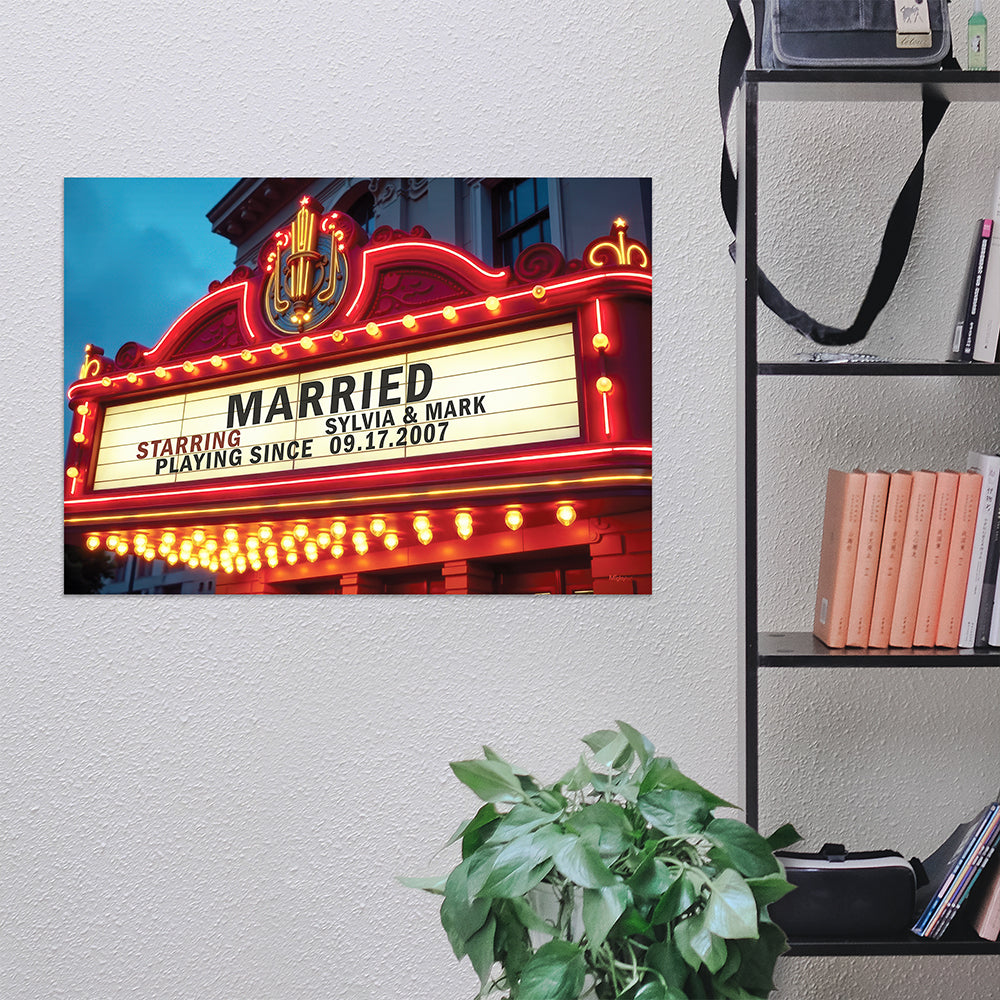 Trend Setters Original (Theater Marquee) Personalized MightyPrint™ Wall Art MP24171169