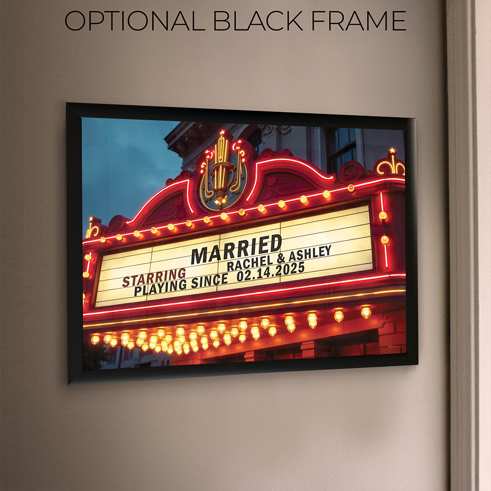 Trend Setters Original (Theater Marquee) Personalized MightyPrint™ Wall Art MP24171169