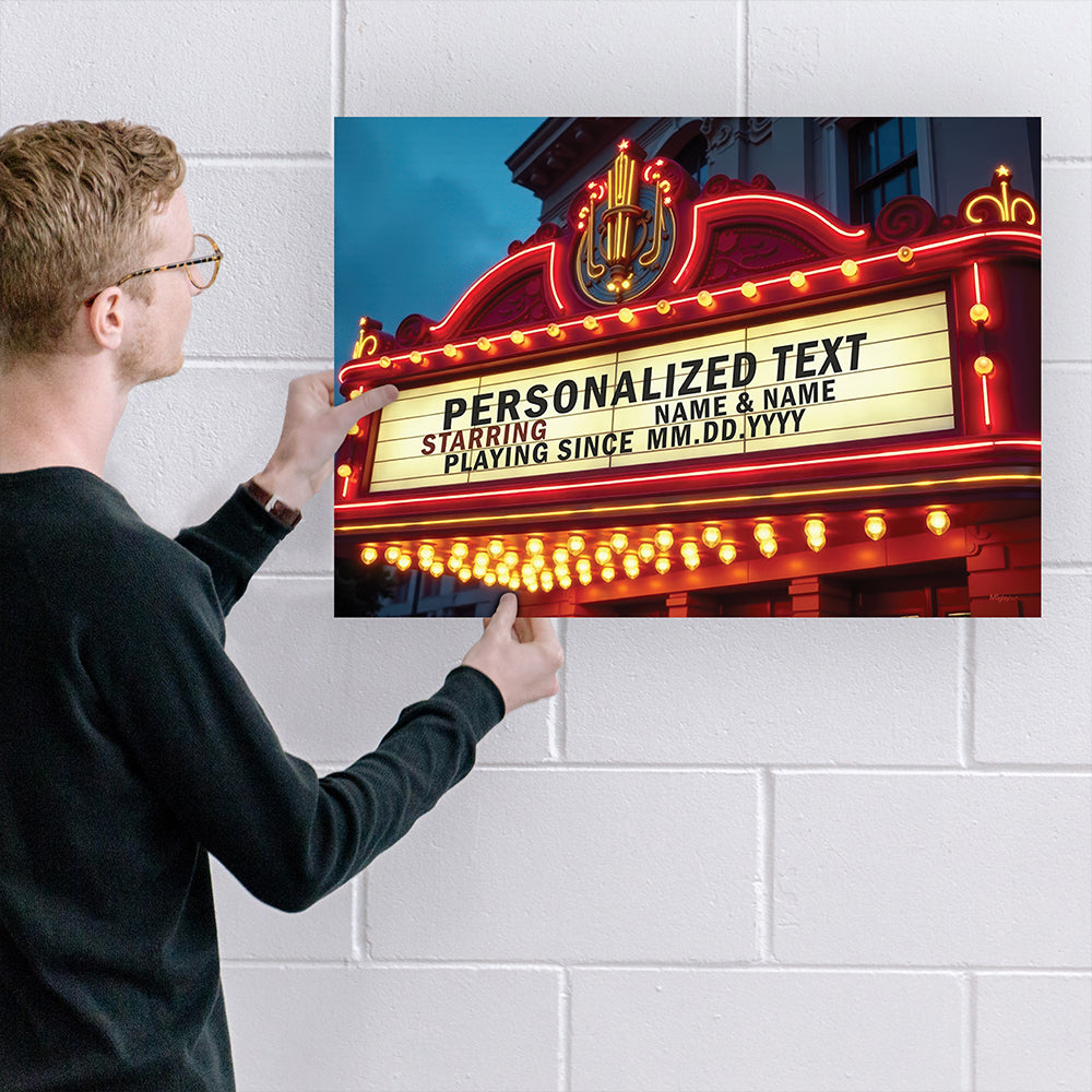 Trend Setters Original (Theater Marquee) Personalized MightyPrint™ Wall Art MP24171169