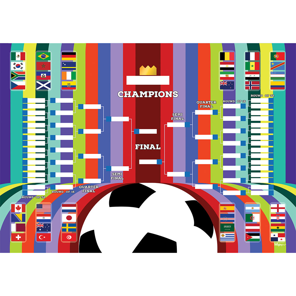 Trend Setters Original (Soccer Tournament Bracket) MightyPrint™ Wall Art MP24171170
