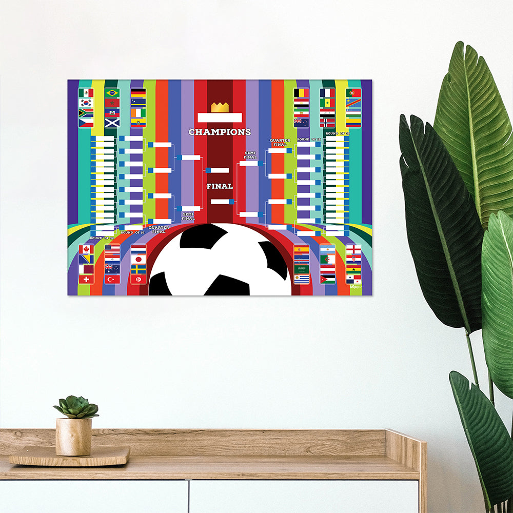 Trend Setters Original (Soccer Tournament Bracket) MightyPrint™ Wall Art MP24171170
