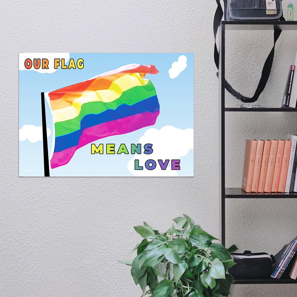 Trend Setters Original (Our Flag Means Love) MightyPrint™ Wall Art MP24171171