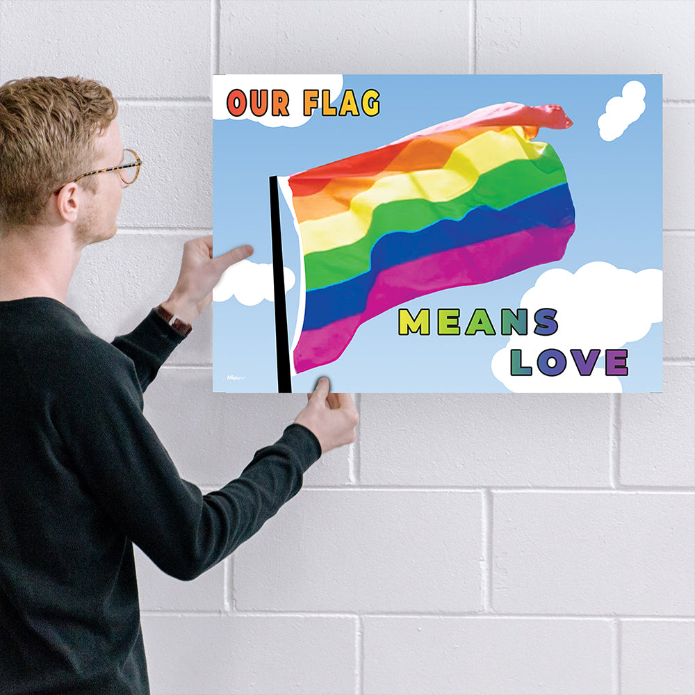 Trend Setters Original (Our Flag Means Love) MightyPrint™ Wall Art MP24171171