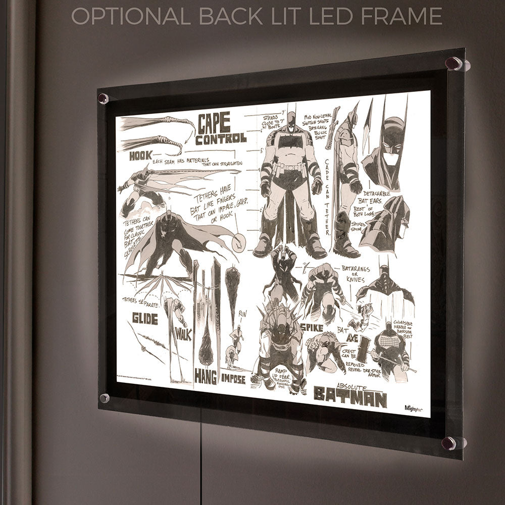 Absolute Batman (Design Sketches) 24” x 17” MightyPrint™ Wall Art MP24171185