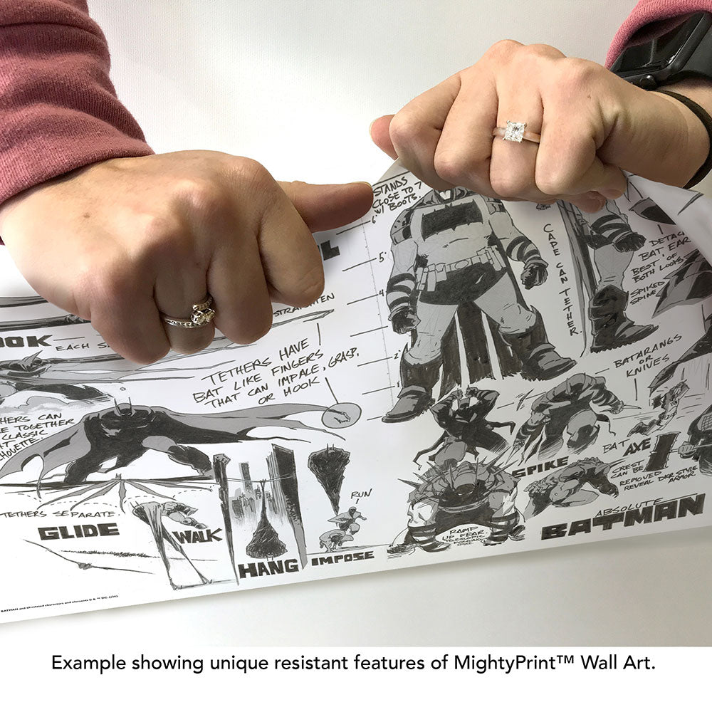 Absolute Batman (Design Sketches) 24” x 17” MightyPrint™ Wall Art MP24171185